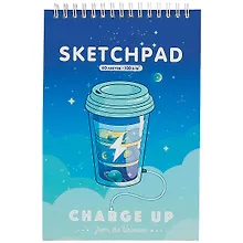 Купить Скетчбук "Бодрящие коктейли", А5, 60 листов — Фото №1