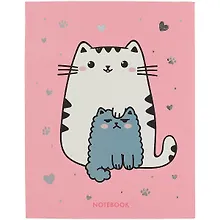 Купить Книга для записей «Кошачья дружба», 72 листа, А5 — Фото №1