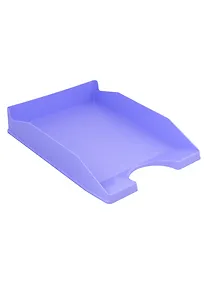 Купить Лоток горизонтальный "Office, Pastel" пластиковый, фиолетовый, ErichKrause — Фото №1