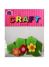 Купить Наборы из фетра в пакете с хедером.  Пятилистники с зелеными КТ Листьями (11-21136-29) — Фото №1