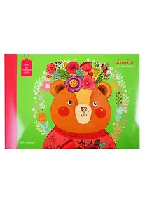 Купить Альбом для рисования Listoff, "Мишка-малышка", А4, 20 листов, на склейке — Фото №1