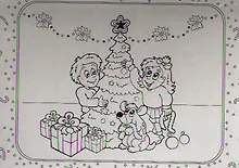 Купить Чудесный чемоданчик. Раскраска. Новогодний — Фото №1