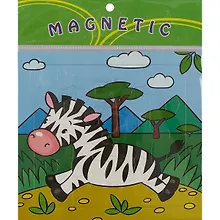 Купить Пазлы магнитные, 19*17,5см, Зебра — Фото №1