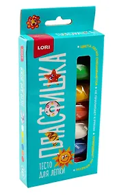 Купить Тесто для лепки "Пластишка", набор из 6 цветов — Фото №1