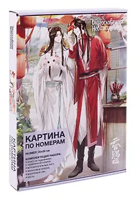 Купить Картина по номерам "Благословение небожителей. Се Лянь и Хуа Чен с масками" — Фото №1