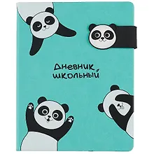 Купить Дневник школьный Феникс+, "Панды" — Фото №1