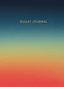 Купить Книга для записей А5 160стр тчк. "Bullet Journal (закат)" с наклейками — Фото №1