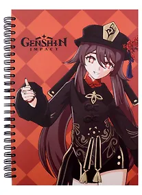 Купить Скетчбук "Hu Tao" Genshin Impact, А5, 60 листов — Фото №1