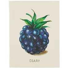 Купить Ежедневник недат. А6 112л "Ежевика" 7БЦ, мат.лам, тисн.зол.фольгой, офсет — Фото №1