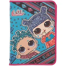 Купить Папка для тетрадей А4 "LOL" пластик, молния с трёх сторон — Фото №1