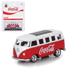 Купить 450026 Машинка литая коллекционная Motor City - Die-сast модель Coca-Cola 1963 Volkswagen T1, масштаб 1:50 (металлическая), возраст 14+ — Фото №1
