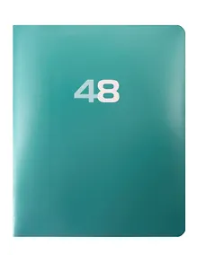 Купить Тетрадь 48л кл. "Классическая серия. Изумруд" мел.картон, метал.пантон — Фото №1