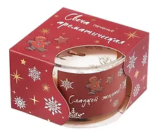 Купить Свеча ароматическая в подарочной упаковке Печенье (12-7516-1L) — Фото №1