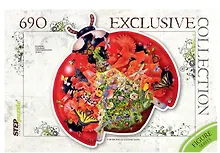 Купить Пазл Step puzzle Божья коровка (фигурный), 584х570, 690 элементов, клей в комплекте — Фото №1