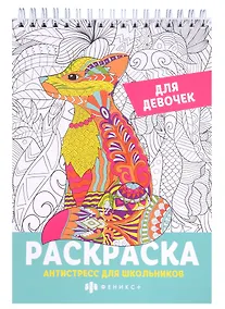 Купить Раскраска Антистресс для школьников. Для девочек — Фото №1