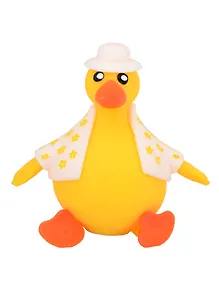 Купить Антистресс мяшка Утка в жилетке в ассортименте (15-2799-0002) желтый — Фото №1