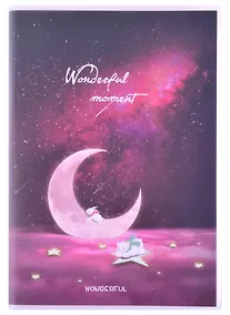 Купить Записная книжка А6 64л лин. "Wonderful moment" ПВХ-обл., ассорти — Фото №1