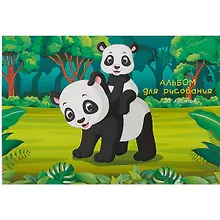 Купить Альбом для рисования Listoff, "Семья", А4, 20 листов, на склейке — Фото №1