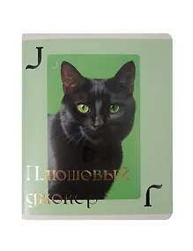 Купить Тетрадь 96л кл. "ПокерКОТ" выб.лак с черн.пигментом (термоподъем), тиснение золот.фольгой, скр.углы, ассорти — Фото №1