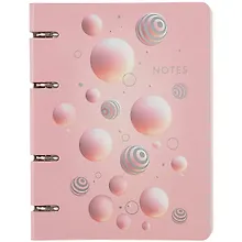 Купить Тетрадь на кольцах в клетку Listoff, Bubbles, 100 листов — Фото №1