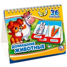Купить Домашние животные. (книга на пружине, перекидные странички. вырубка на 2 блока). — Фото №1