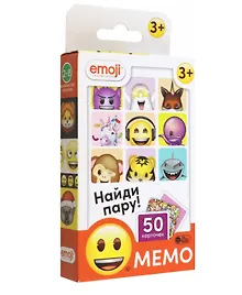 Купить Эмоджи Настольная игра Мемо белая — Фото №1