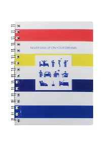 Купить Блокнот А6 96л "Colors" пласт.обл., бок.спираль, скругл.углы, IN FOLIO — Фото №1