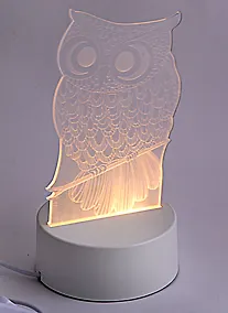Купить Светильник LED 3D Сова (19х10) (ПВХ бокс) — Фото №1