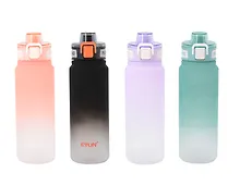 Купить Бутылка матовая Running в ассортименте (пластик) (950мл) (12-16484-202405-B8) — Фото №1