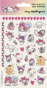 Купить Наклейки-тату переводные 110х200 "Хеллоу Китти и друзья" — Фото №1