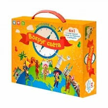 Купить Игра-ходилка с викториной 6 в 1. Вокруг света. 42х59 см. ГЕОДОМ — Фото №1