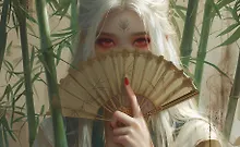 Купить Кардхолдер. Маньхуа. Принцесса с веером (в форме книжки, 215х65 мм) — Фото №1