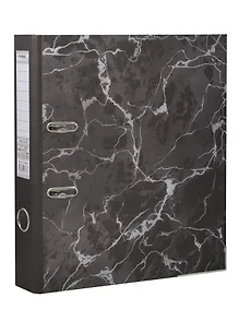 Купить Папка архивная 50мм А4 черн."мрамор", картон, металл.окант., — Фото №1