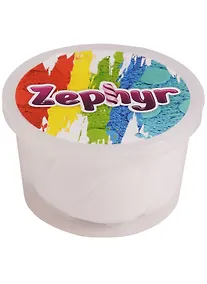 Купить Кинетический пластилин, Zephyr, Зефир Полярный Миша белый, 150гр. — Фото №1