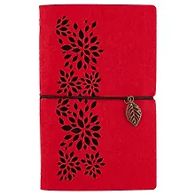 Купить Записная книжка «Ноутбук», красный фетр, 96 листов, А6 — Фото №1