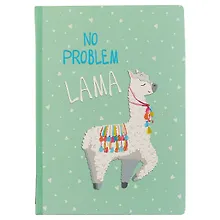 Купить Блокнот «No problem lama», 192 страницы, А5 — Фото №1