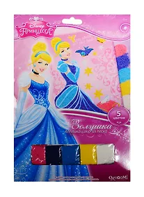 Купить Набор для творчества Оригами Чудо-творчество Disney/Дисней Princess™ Аппликация из песка Золушка на балу — Фото №1