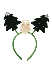 Купить Ободок новогодний Елочка со стразами (текстиль) (12-6122-HNY2) — Фото №1