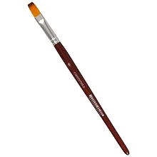 Купить Синтетическая кисть, плоская, № 6 — Фото №1