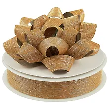 Купить Набор для упаковки «Жёлтый фактурный металлик», бант, лента — Фото №1