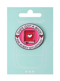 Купить Значок Книга Shes got a book for every situation (металл) (12-5769-A49) — Фото №1