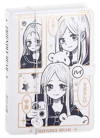 Купить Записная книжка А6 112л лин. "Camellia blossom" на магнитной застежке — Фото №1