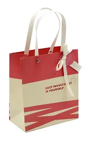 Купить Пакет А6 14.5*11.5*6 "Best investment in yourself" нейтр., бум.мат.ламинат — Фото №1