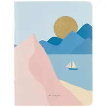 Купить Тетрадь в клетку Be Smart, "Golden Sun. Парусник", 48 листов — Фото №1