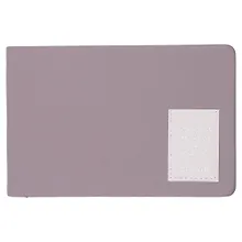 Купить Еженедельник недат. 64л 160х105 "NUANCES" эустома, 7Б, иск.кожа, тв.переплет, тонир.блок, нашивка с тисн.фольгой, скругл.углы, ляссе, инд.уп — Фото №1