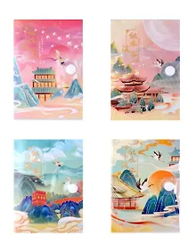 Купить Записная книжка А6 80л лин. "Asian style" ПВХ-обл., ассорти, Be positive — Фото №1