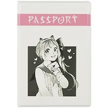 Купить Обложка для паспорта Аниме Девушка с письмом (Сёдзё) (ПВХ бокс) — Фото №1