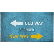 Купить Планинг недат. 64л "New way" настольный, 7БЦ, мат.лам, покрытие Soft Touch, офсет — Фото №1