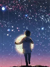 Купить Книга для записей А6 64л кл. "Мое сновидение" 7БЦ, мат.лам, выб.лак, блестки «Золото», офсет — Фото №1