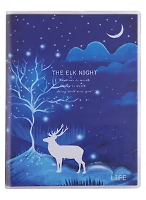 Купить Ежедневник «The elk's night», недатированный, А6 — Фото №1